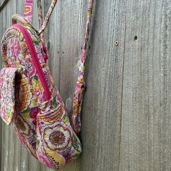 Vera Bradley Multicolor Patterned Backpack - Picture 8 of 13